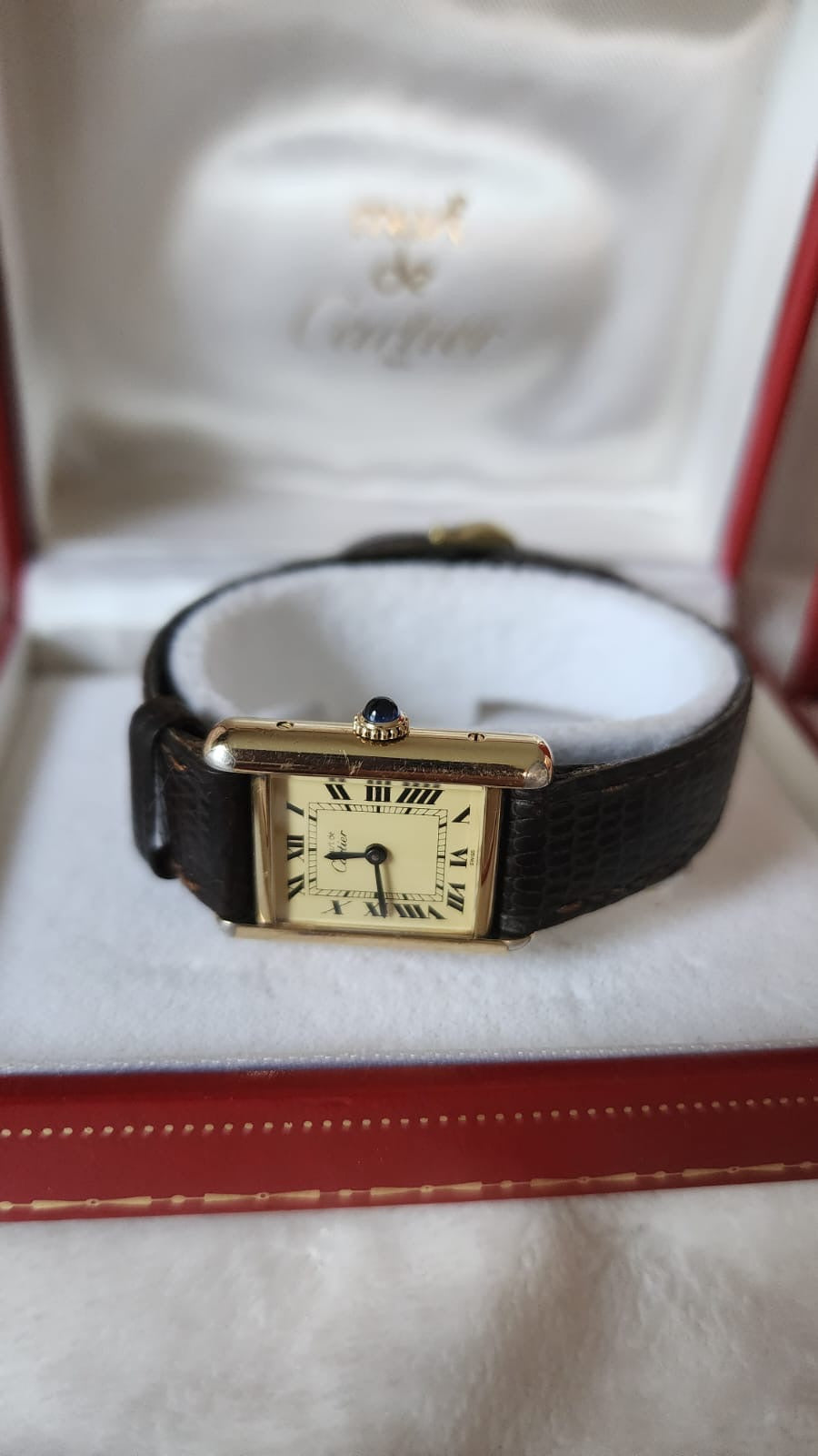 Cartier- Must de Cartier Tank Vermeil