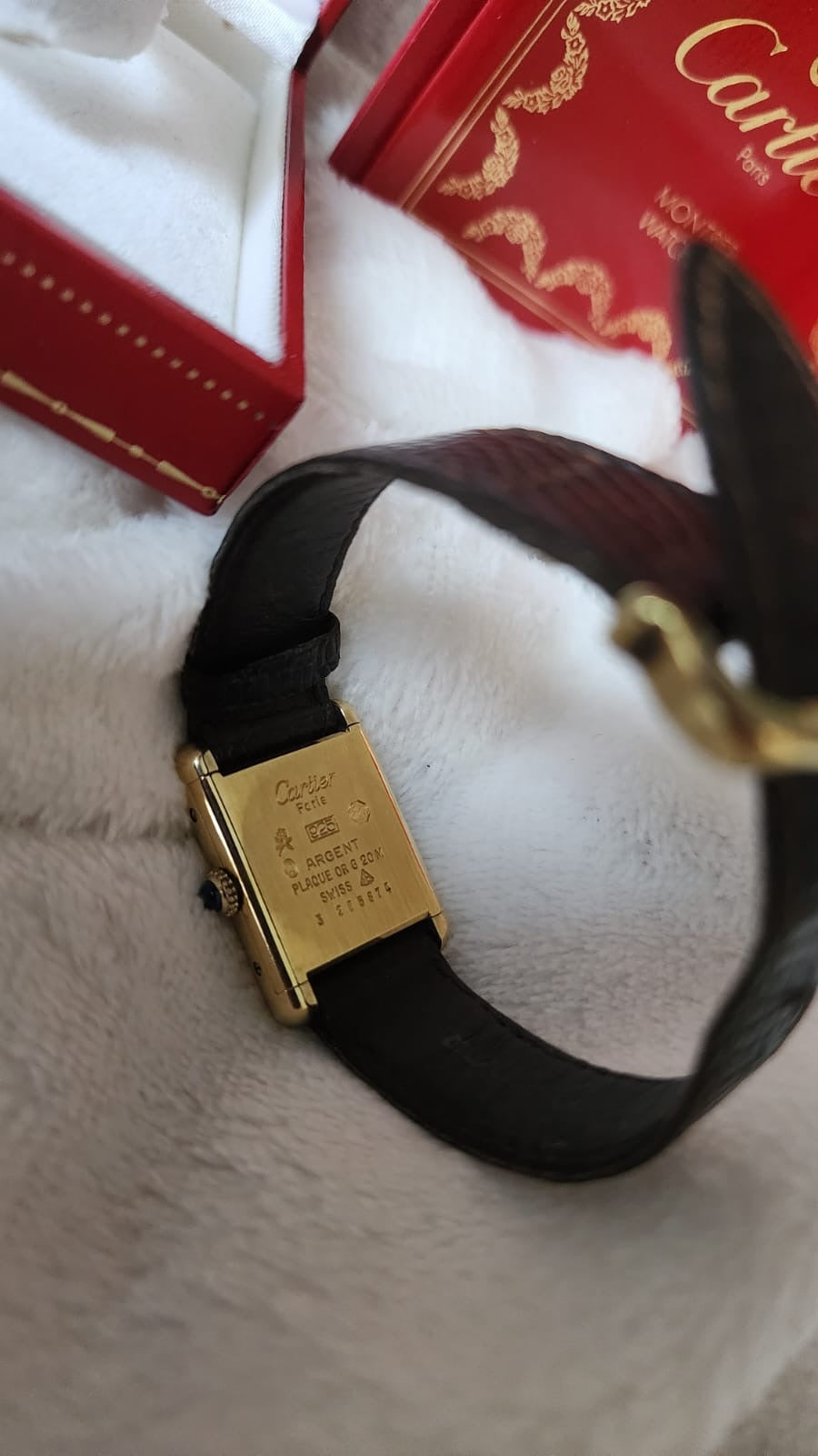 Cartier- Must de Cartier Tank Vermeil