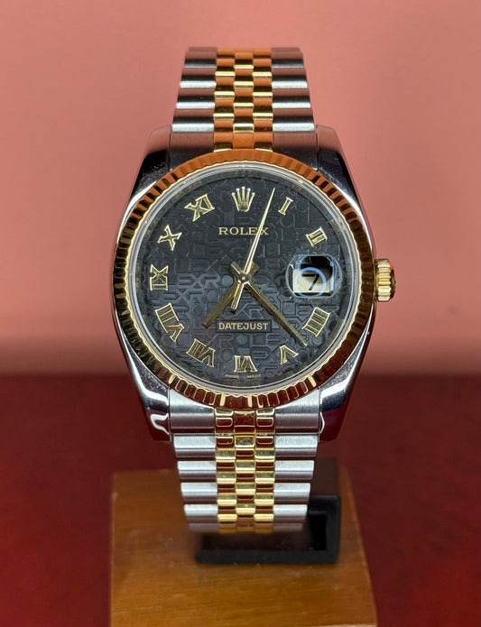 Rolex - Datejust 36 Oyster Perpetual In 18K Yellow Gold & 904L Oyster Steel 116233