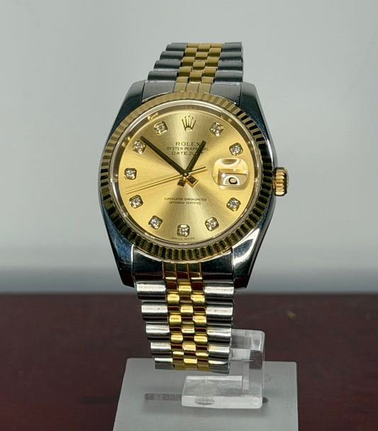 Rolex - Datejust 18K Gold & Oyster Steel Ref.116233