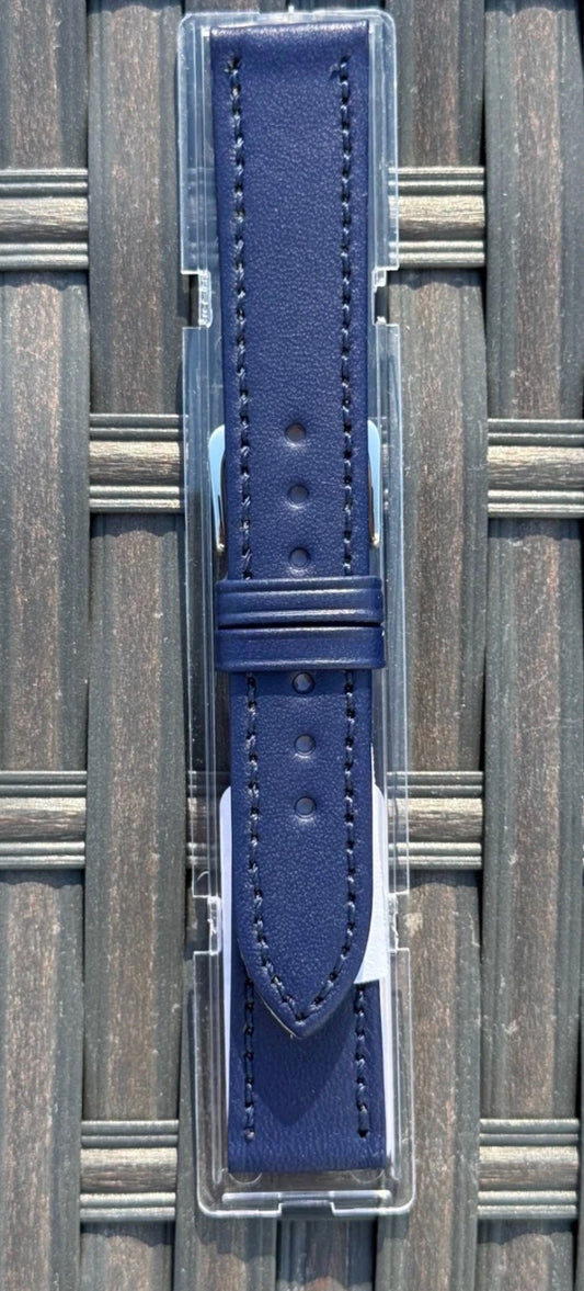 Hadley-Roma - Blue Leather Strap