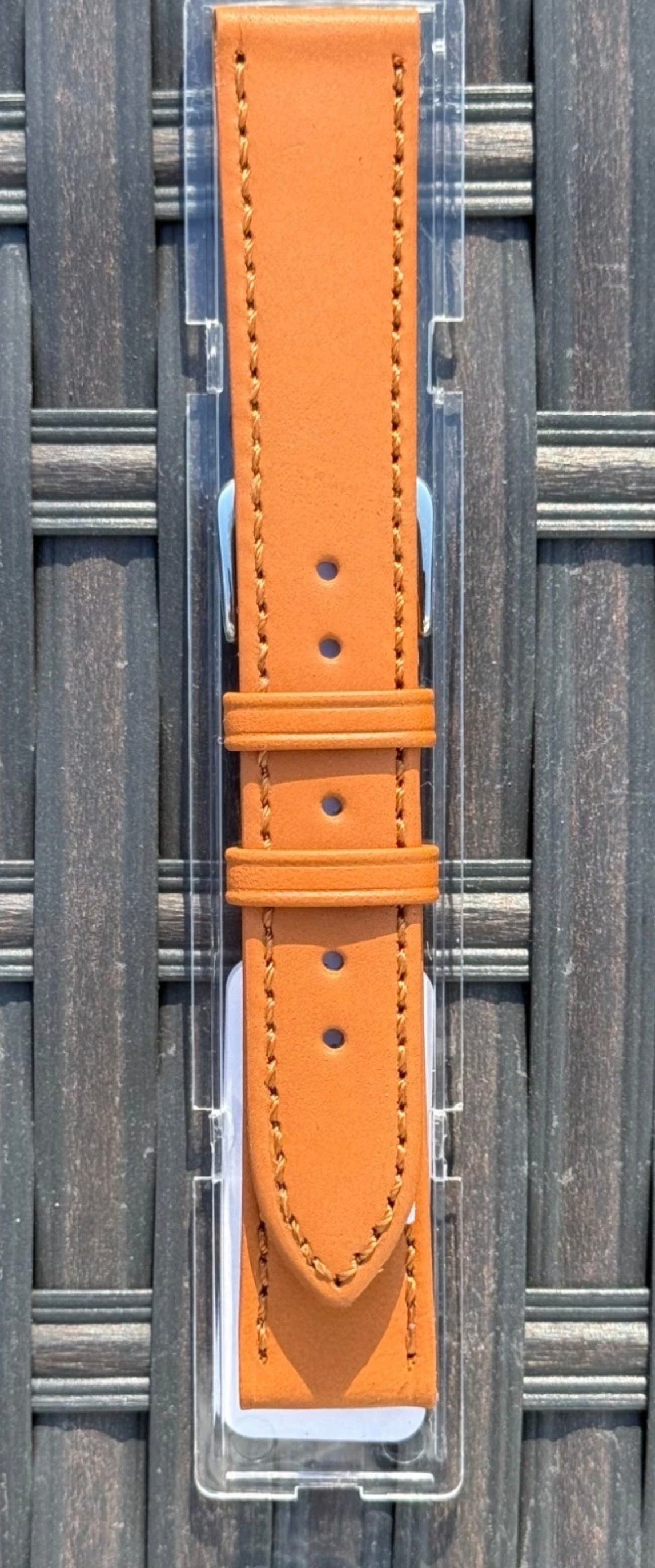 Tan Hadley-Roma Leather Strap