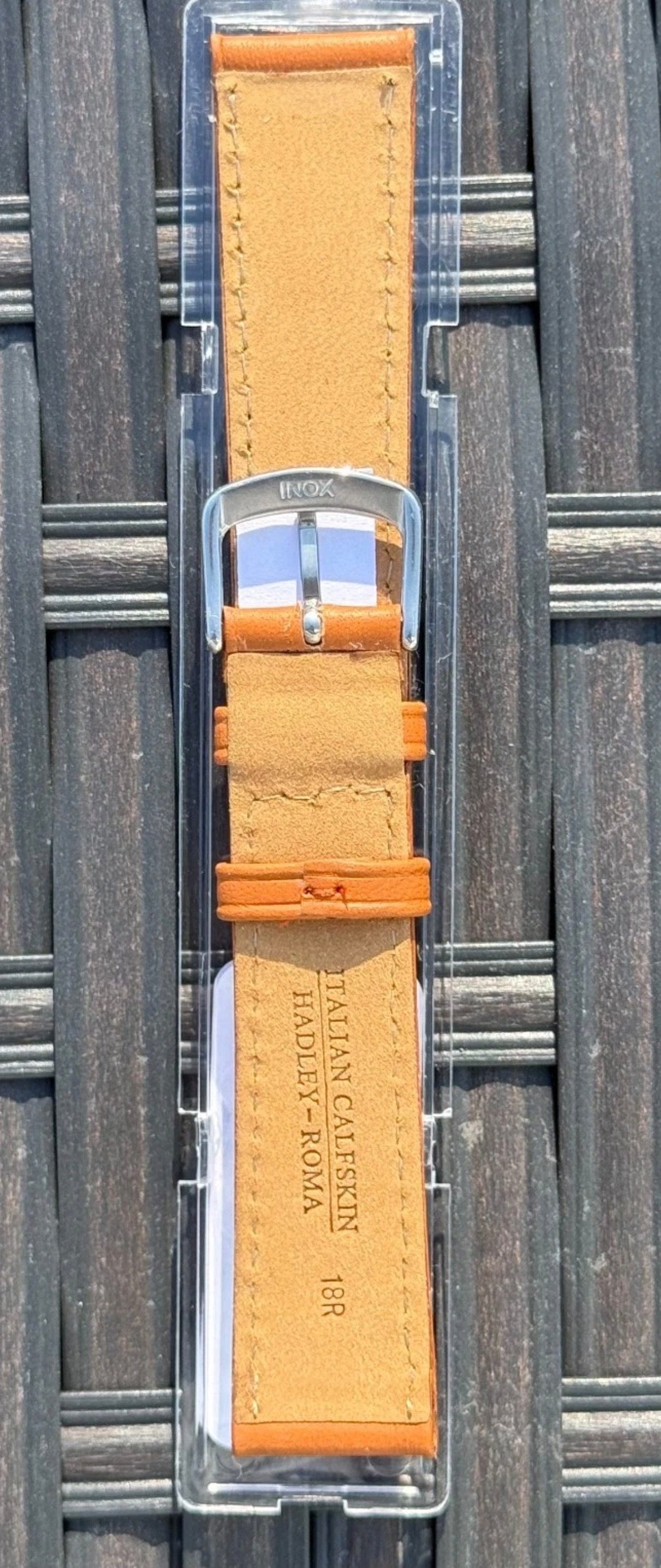Tan Hadley-Roma Leather Strap
