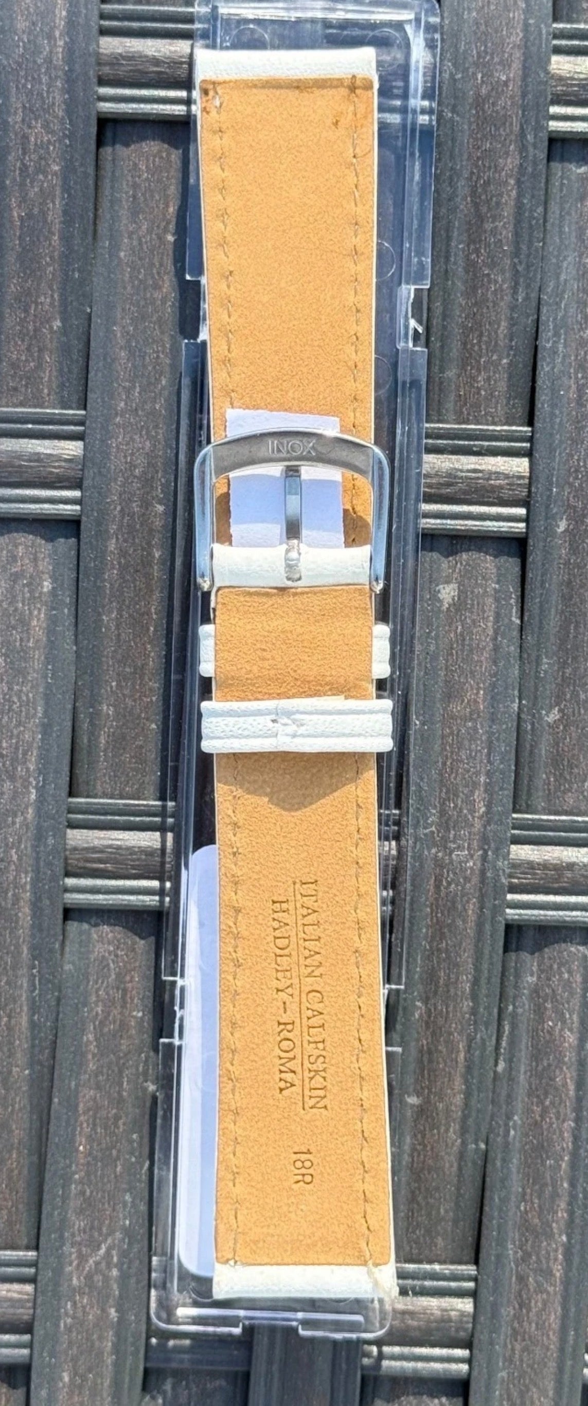 While Hadley-Roma Leather Strap